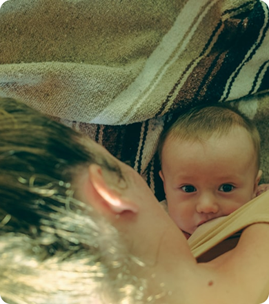 Mother with baby