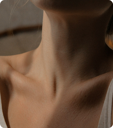 Low body fat woman