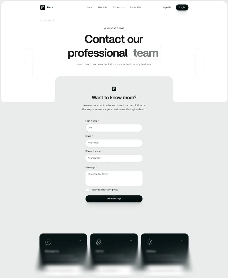 Contact overview image.