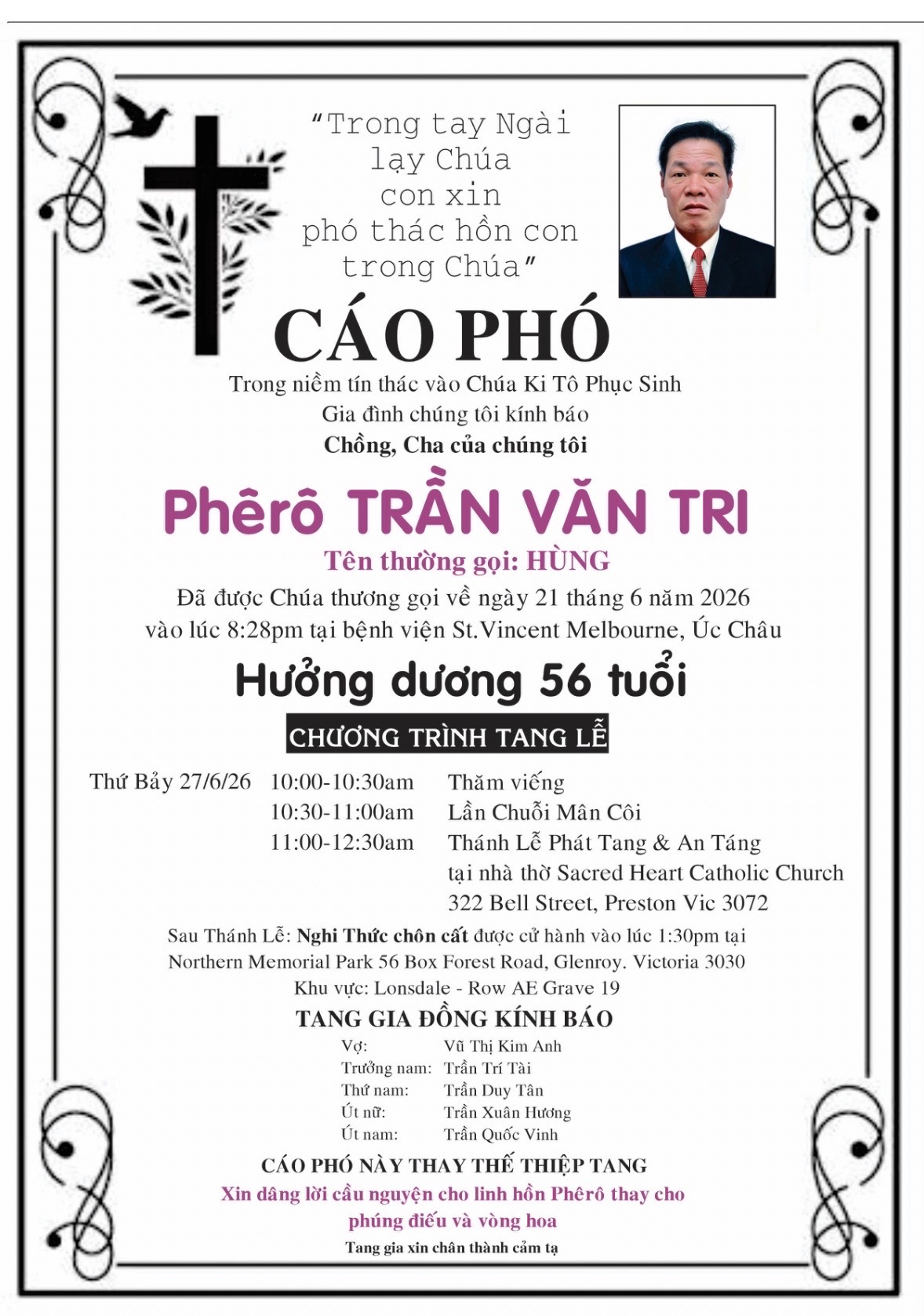 PHÊRO TRẦN VĂN TRI
