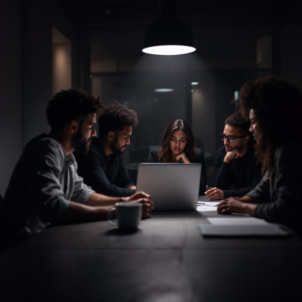 image of technology meeting [team]