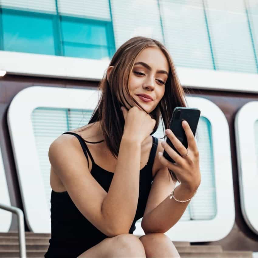 Glammr client happy with her booking