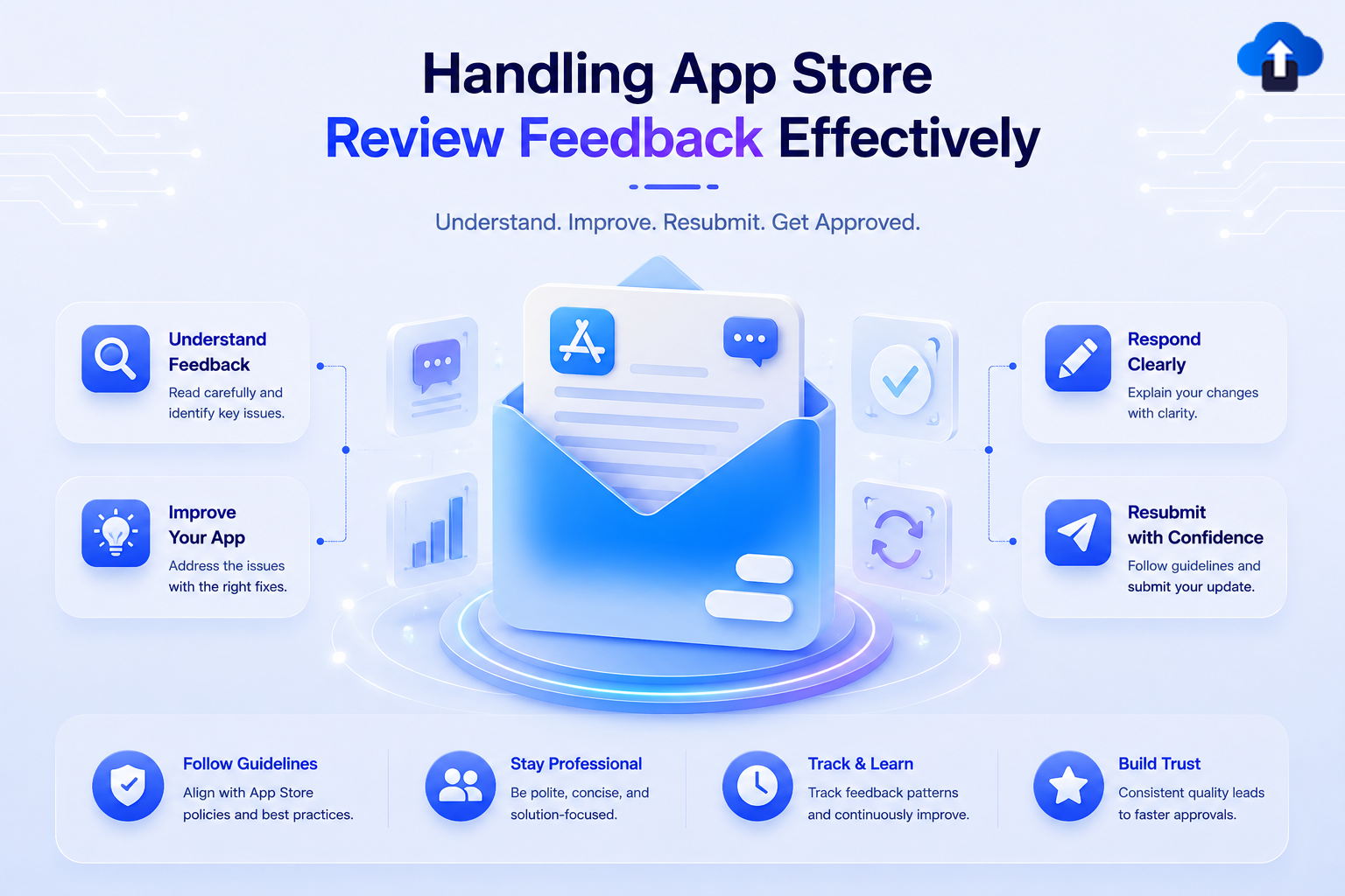 Handling App Store review feedback effectively – understand issues, improve the app, respond clearly and resubmit with confidence