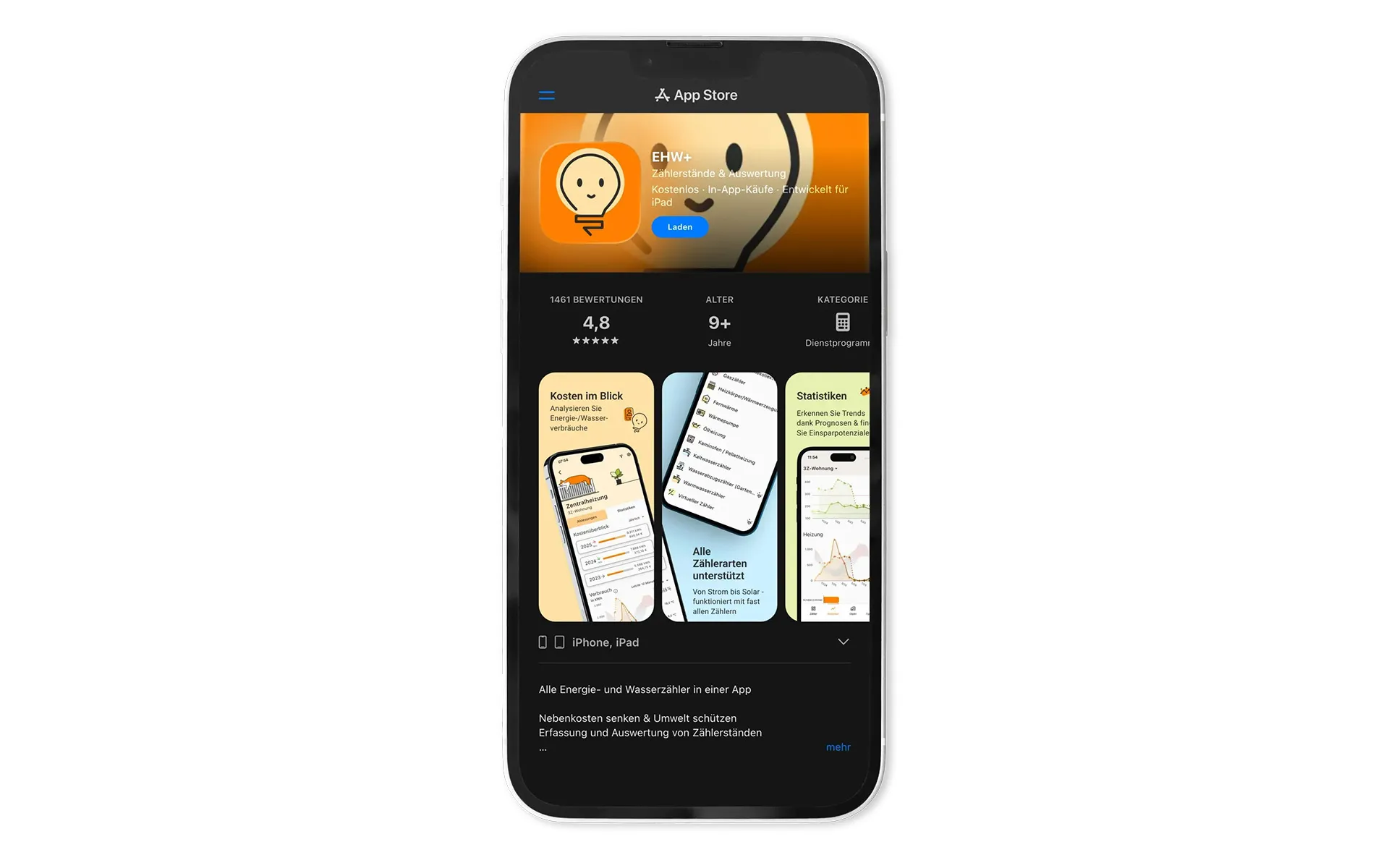 Mein Verbrauch App im App-Store