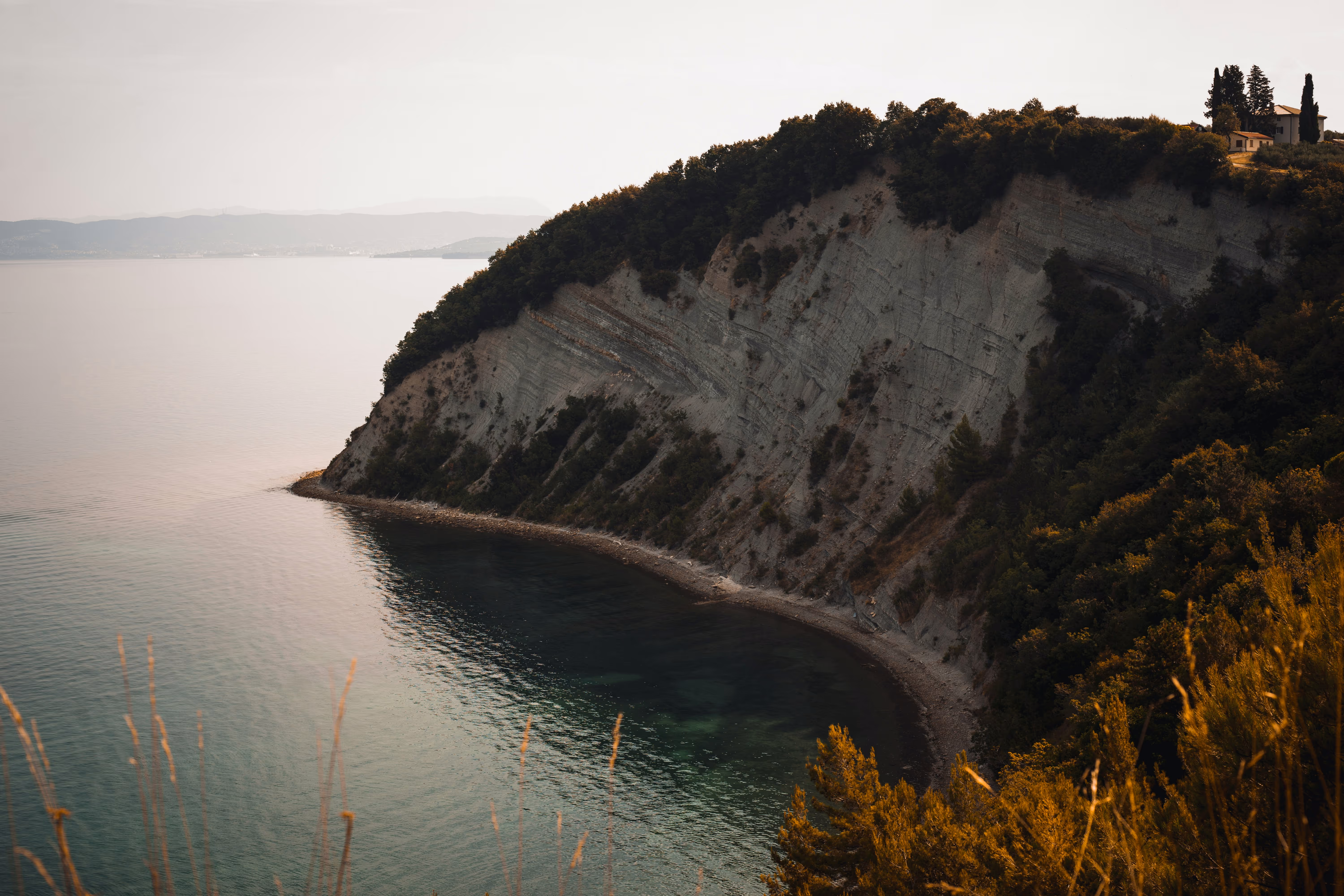 Steep cliff by the sea