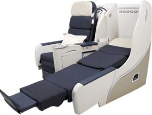 Free Upgrade to Business Class on Air France.