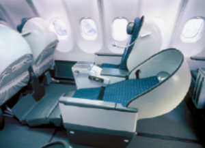 Northwest Business Class Seat