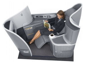 United Airlines’ First Class seat