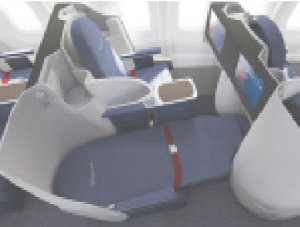 Delta’s New B757 Business Class Seat