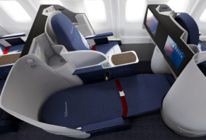 Delta Business Class on B757
