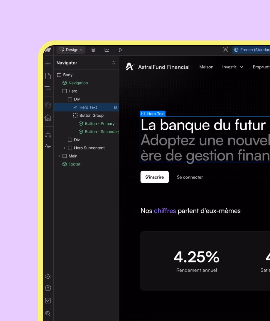 visuel de webflow
