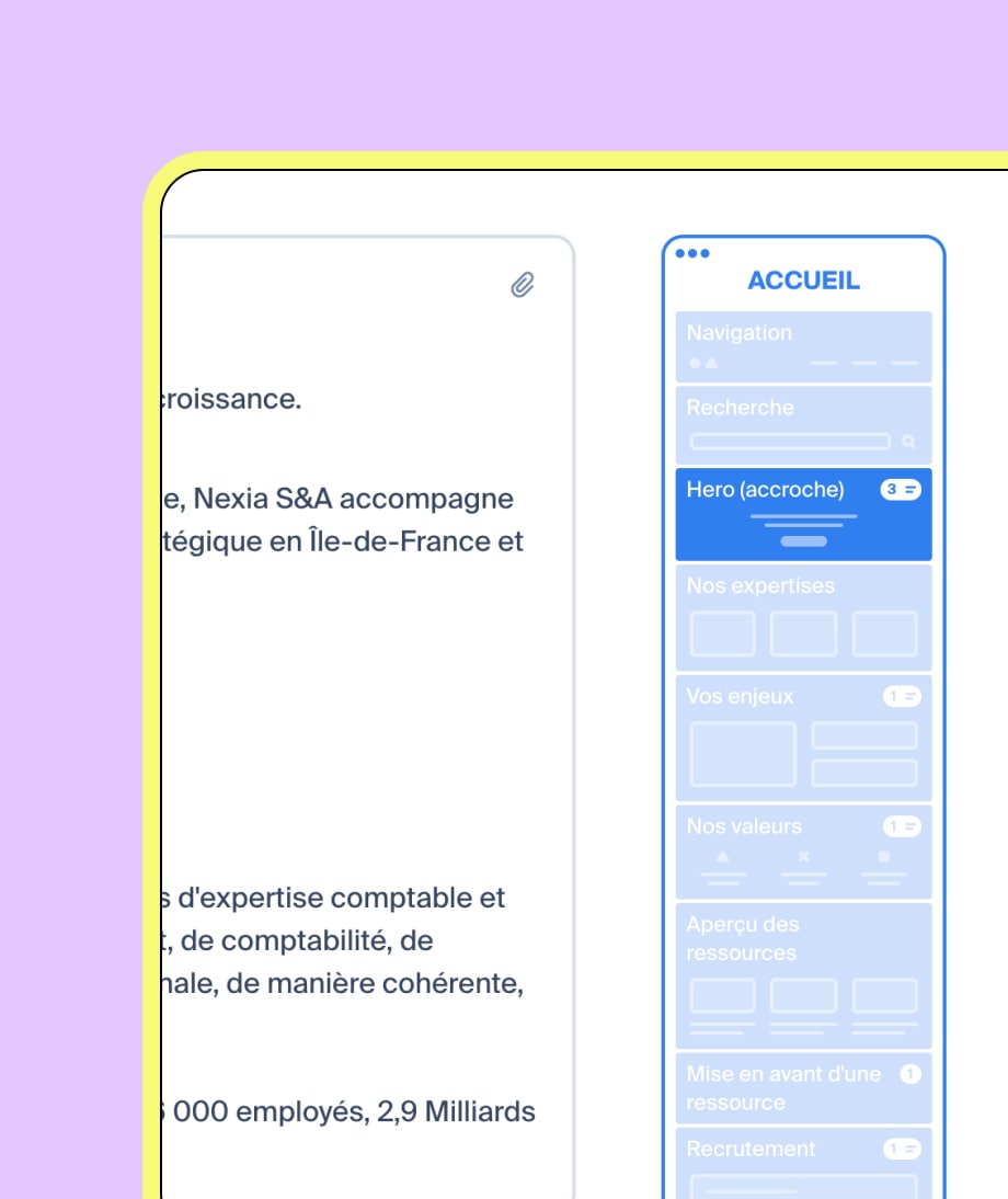 exemple d'un zoning ux chez agence norry