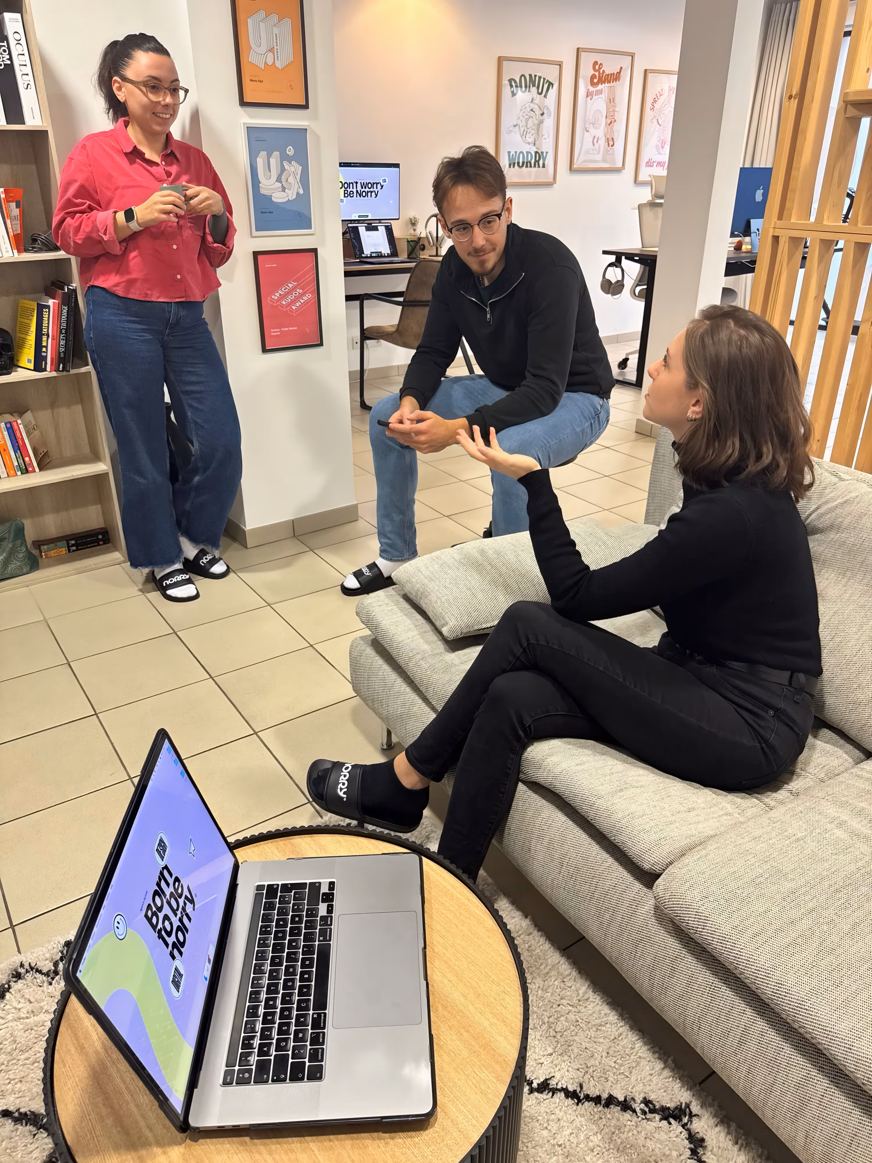 photo d'une partie de l'équipe Norry