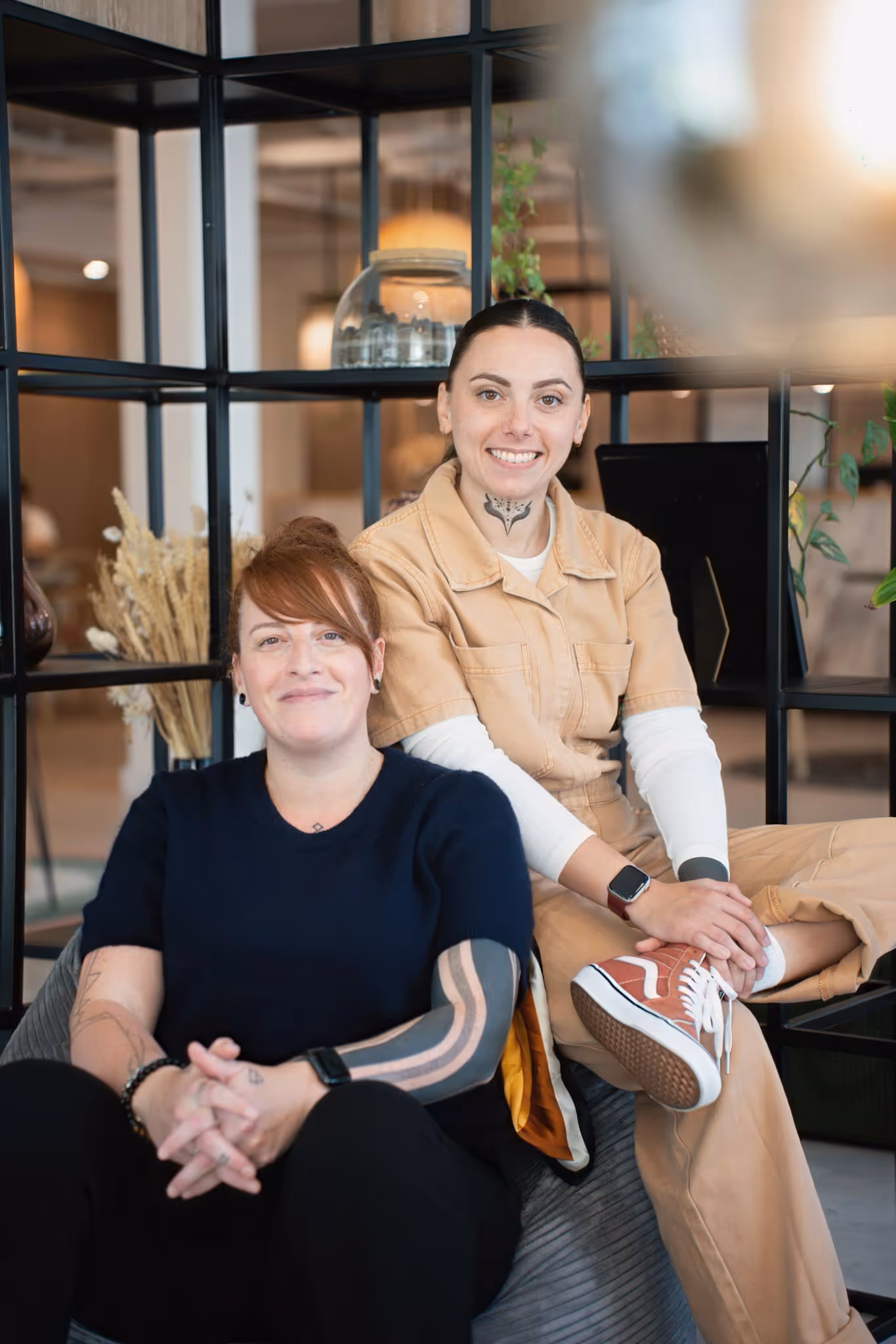 Melina et une partie de l'équipe agence norry