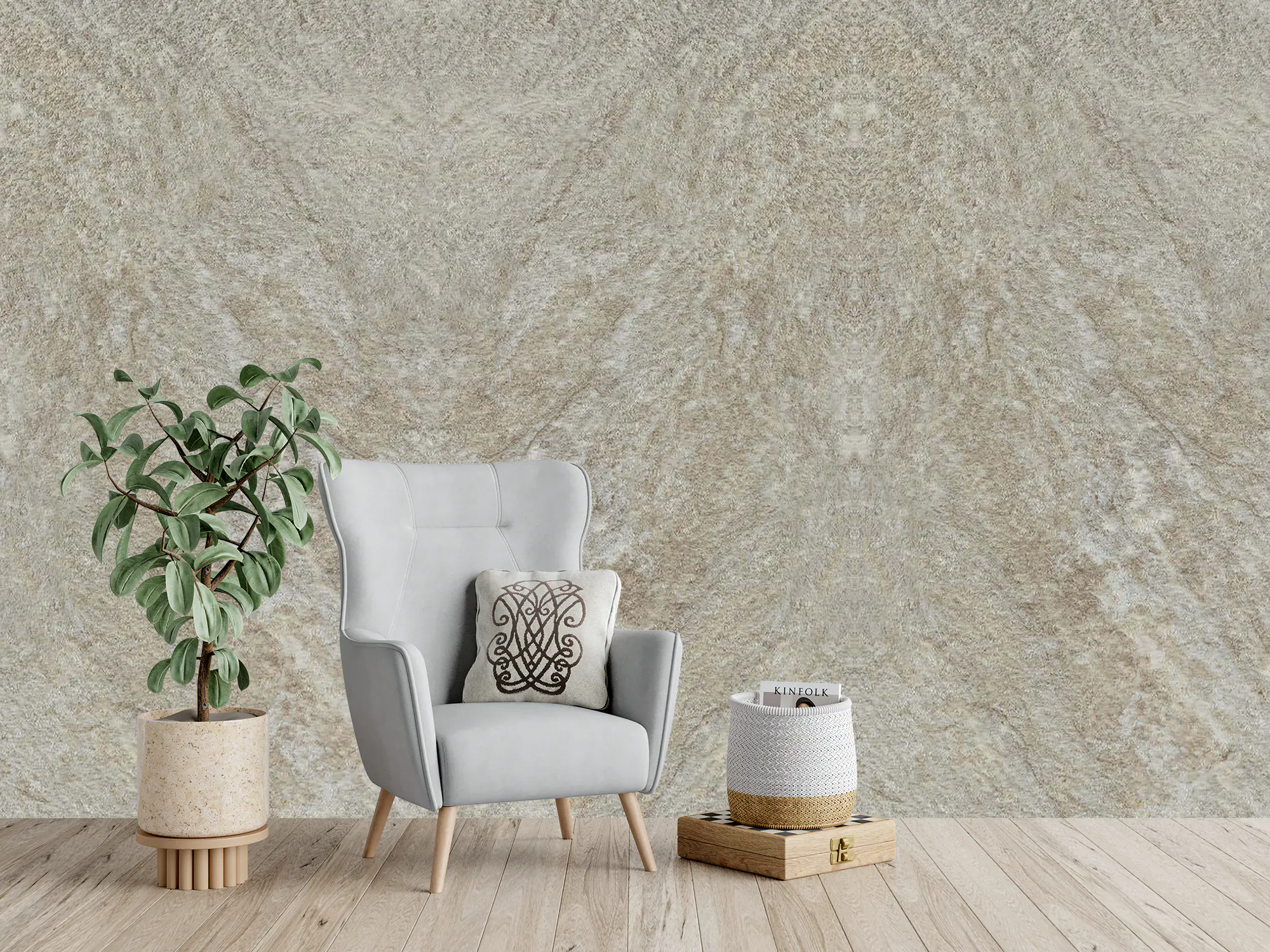 image of cozy living room corner (for a home goods store)