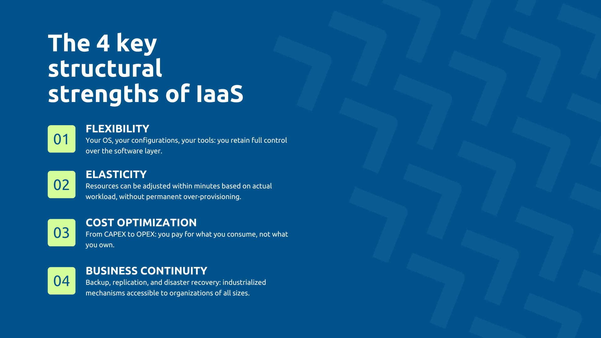 The 4 key structural advantages of IaaS