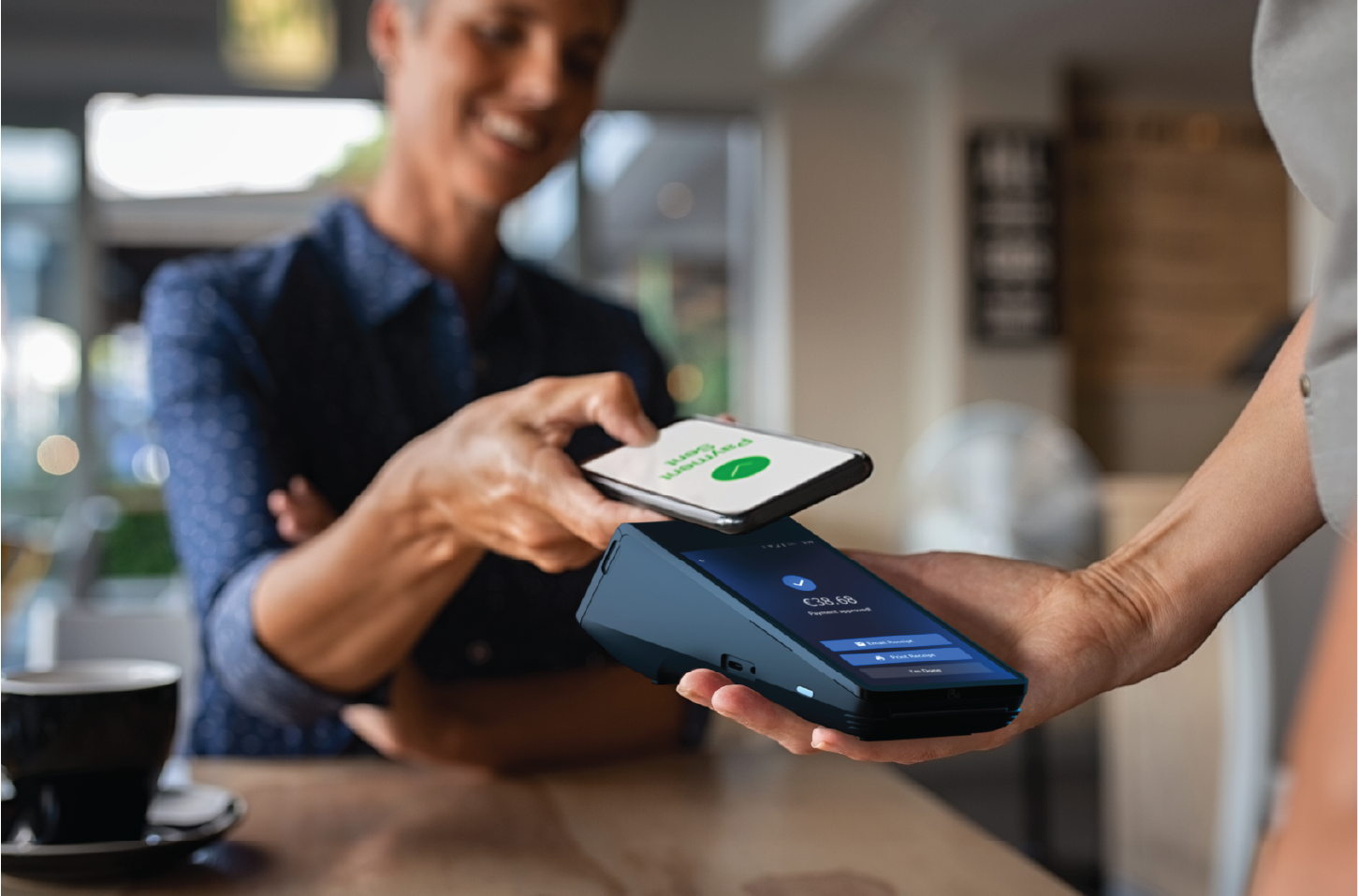 A card transaction with the skytab solo card machine