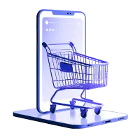 Shopping Cart and Tablet