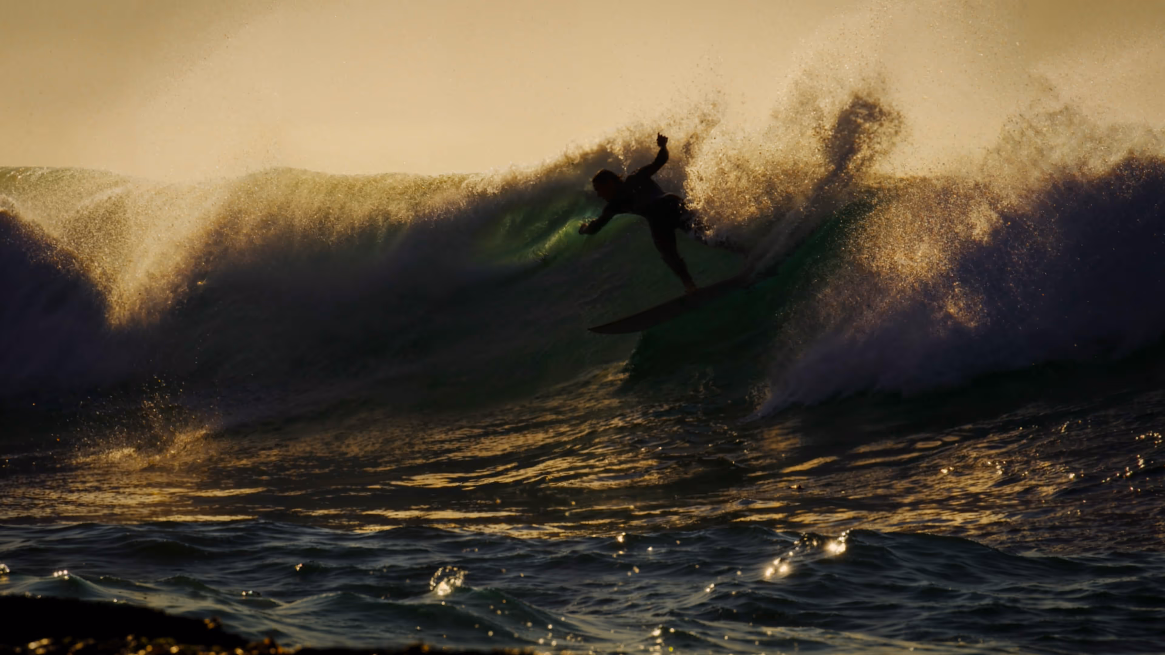 Man surfing
