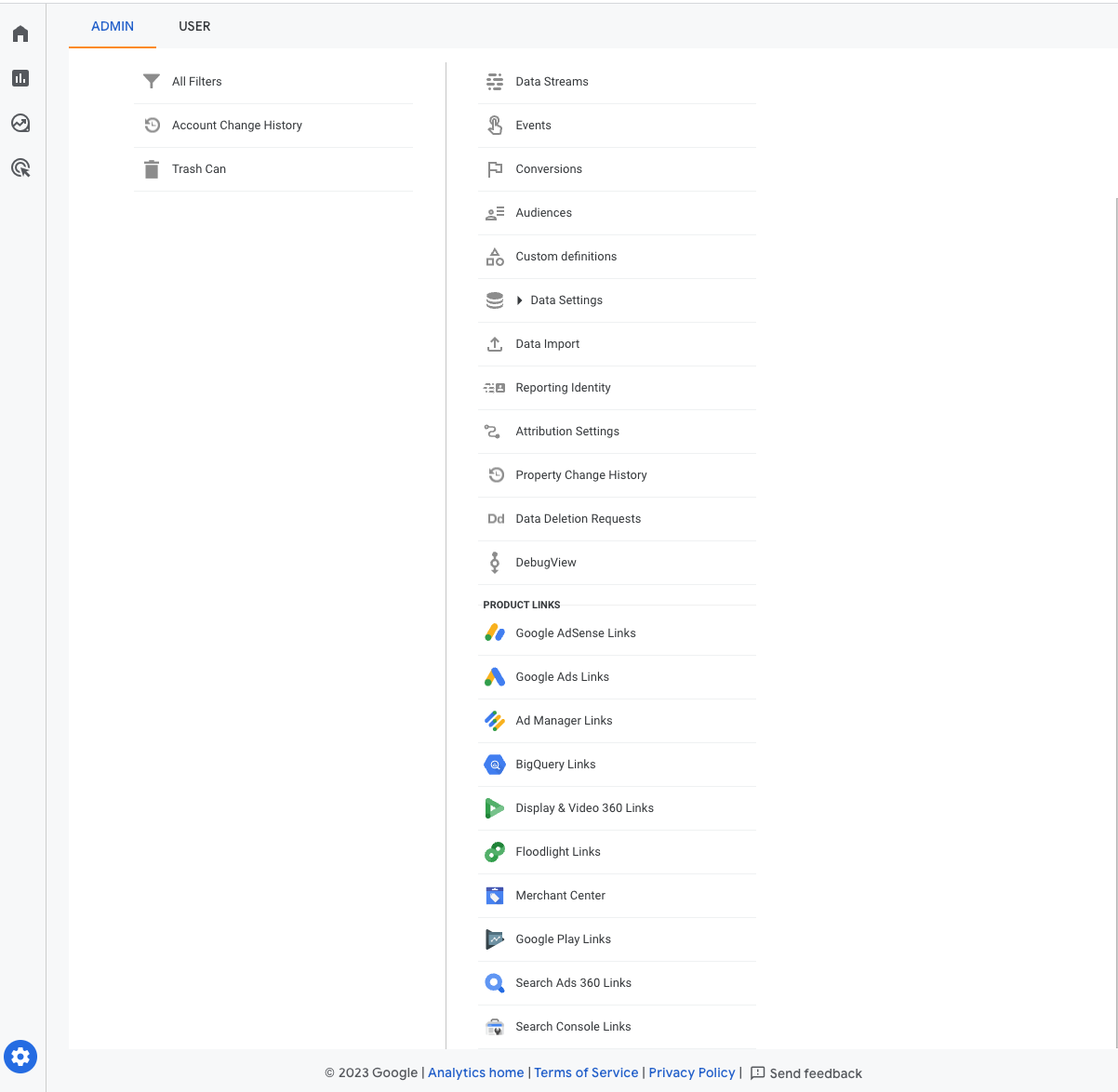 GA4 Admin panel view showing navigation steps to access DebugView for testing custom events set up in Google Tag Manager