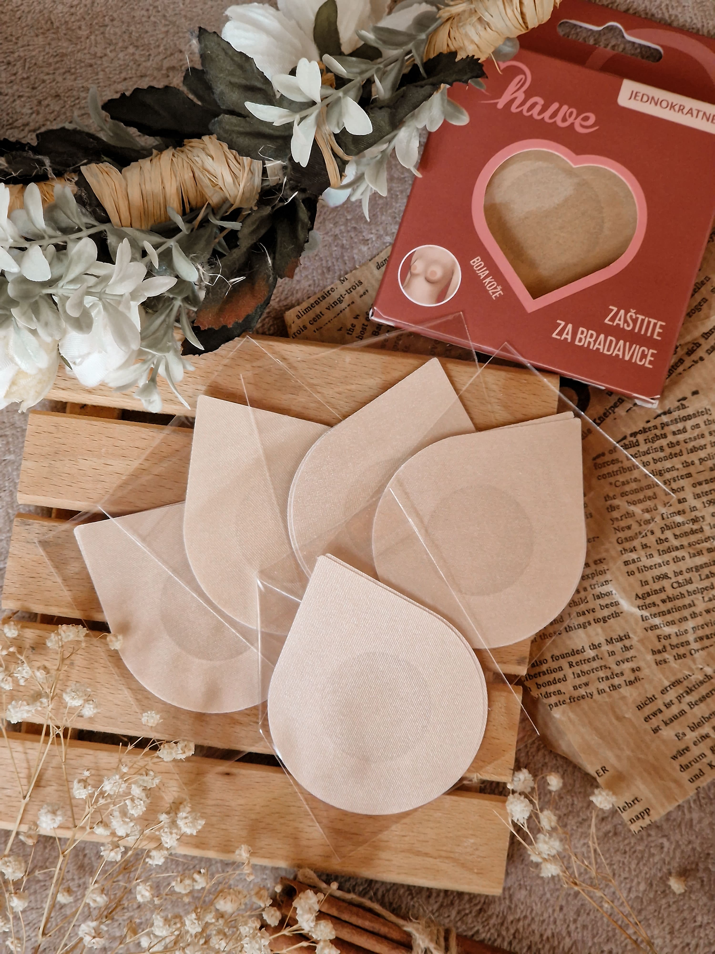 Jednokratne zastite za bradavice slika