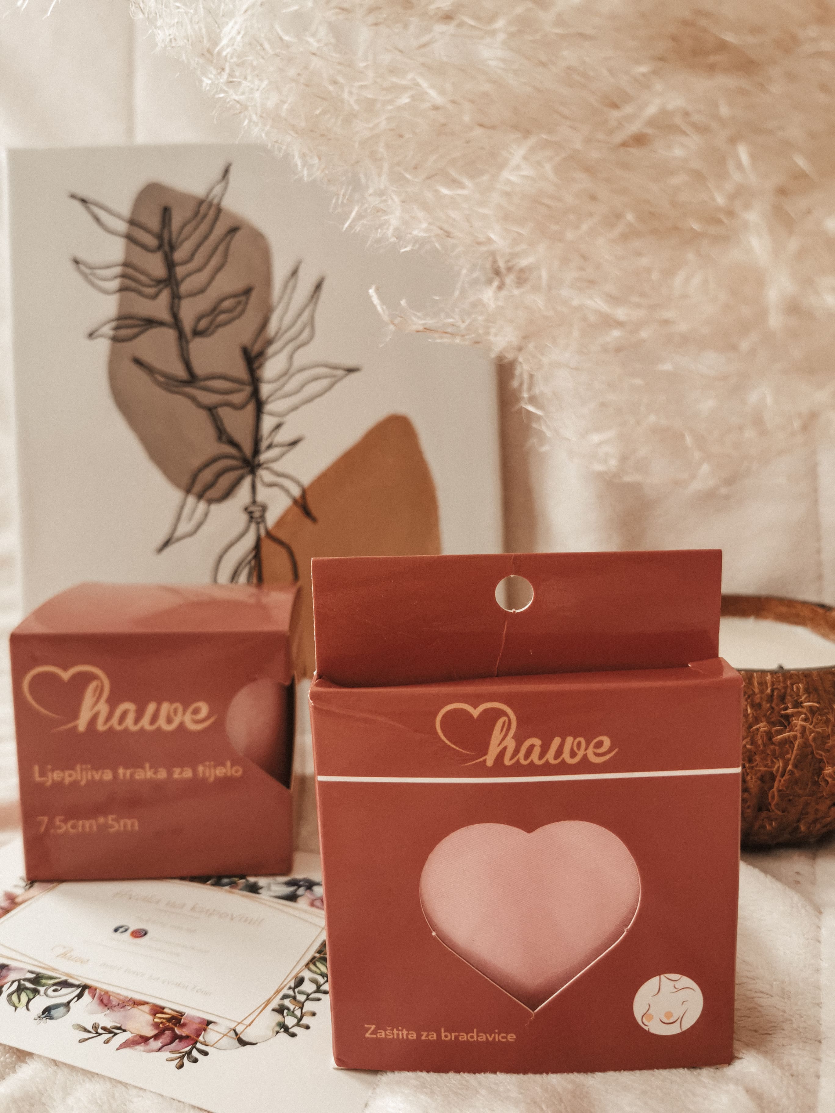 Baby pink trake za grudi slika 2