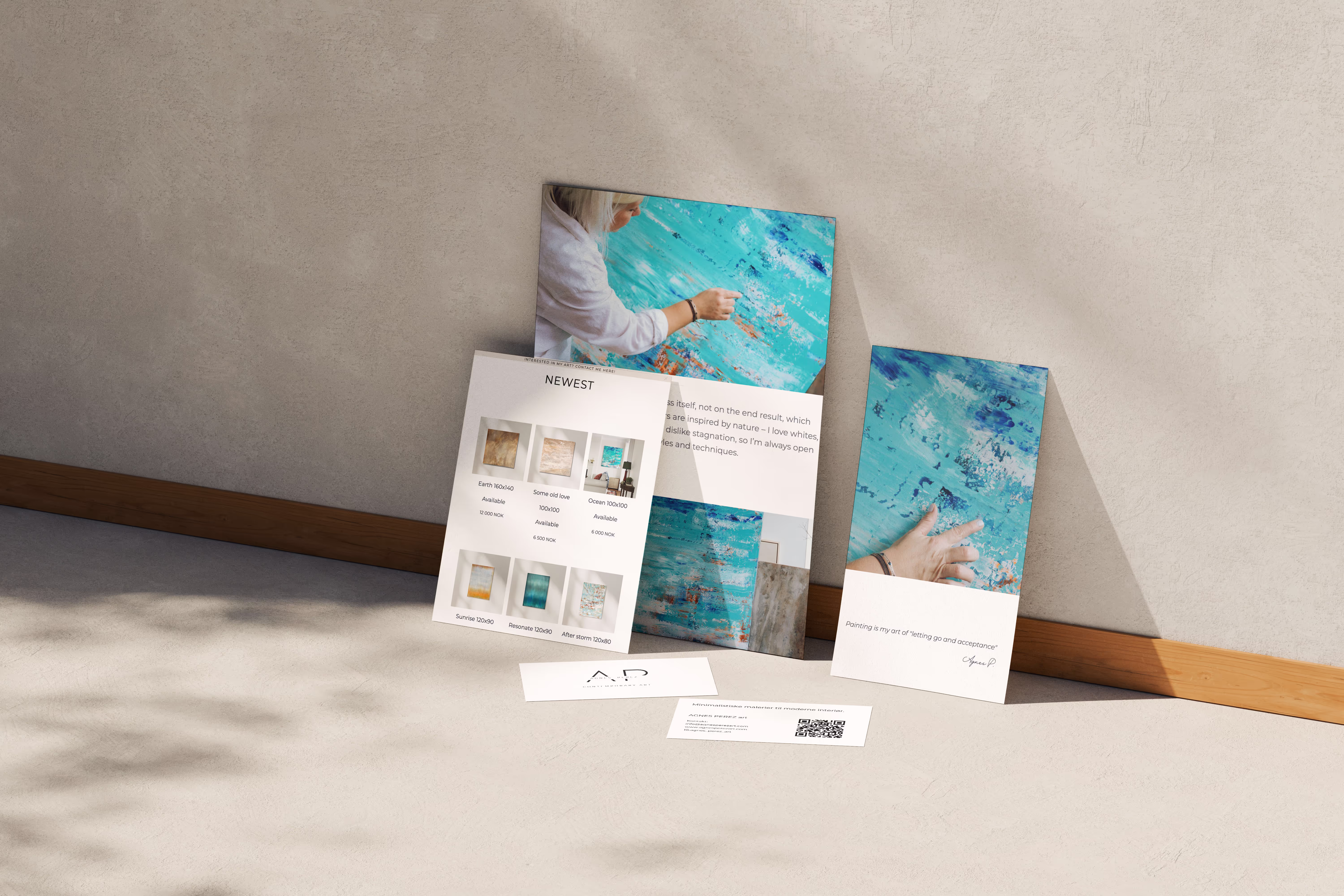 Agnes Perez mockups website