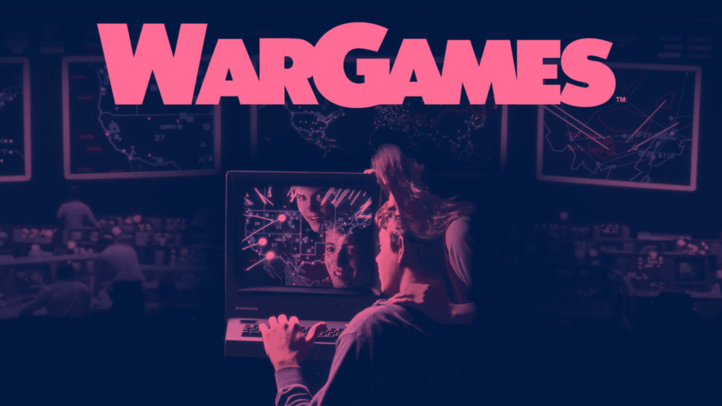 Wargames film image with Matthew Broderick on computer