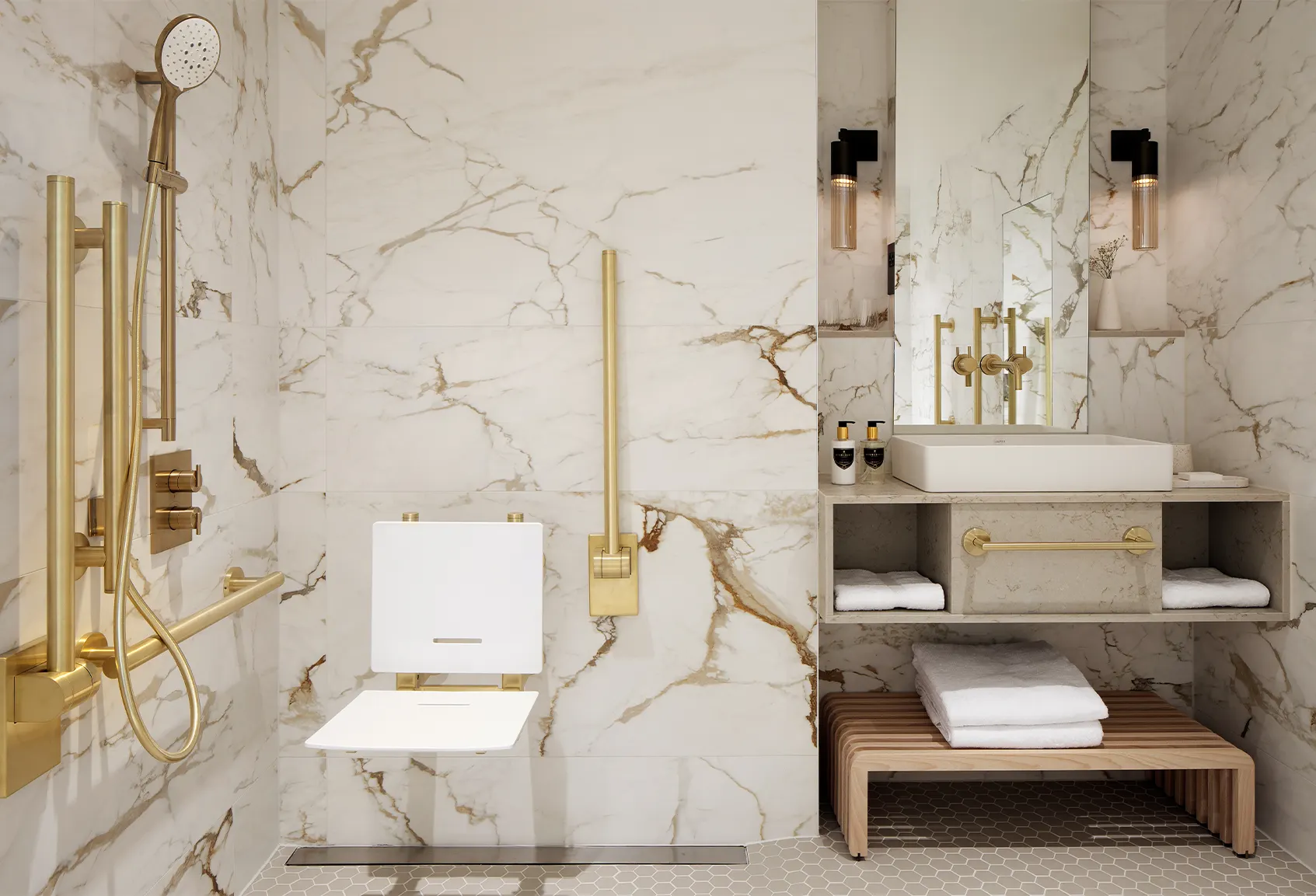 Montcalm Mayfair Accessible Bathroom