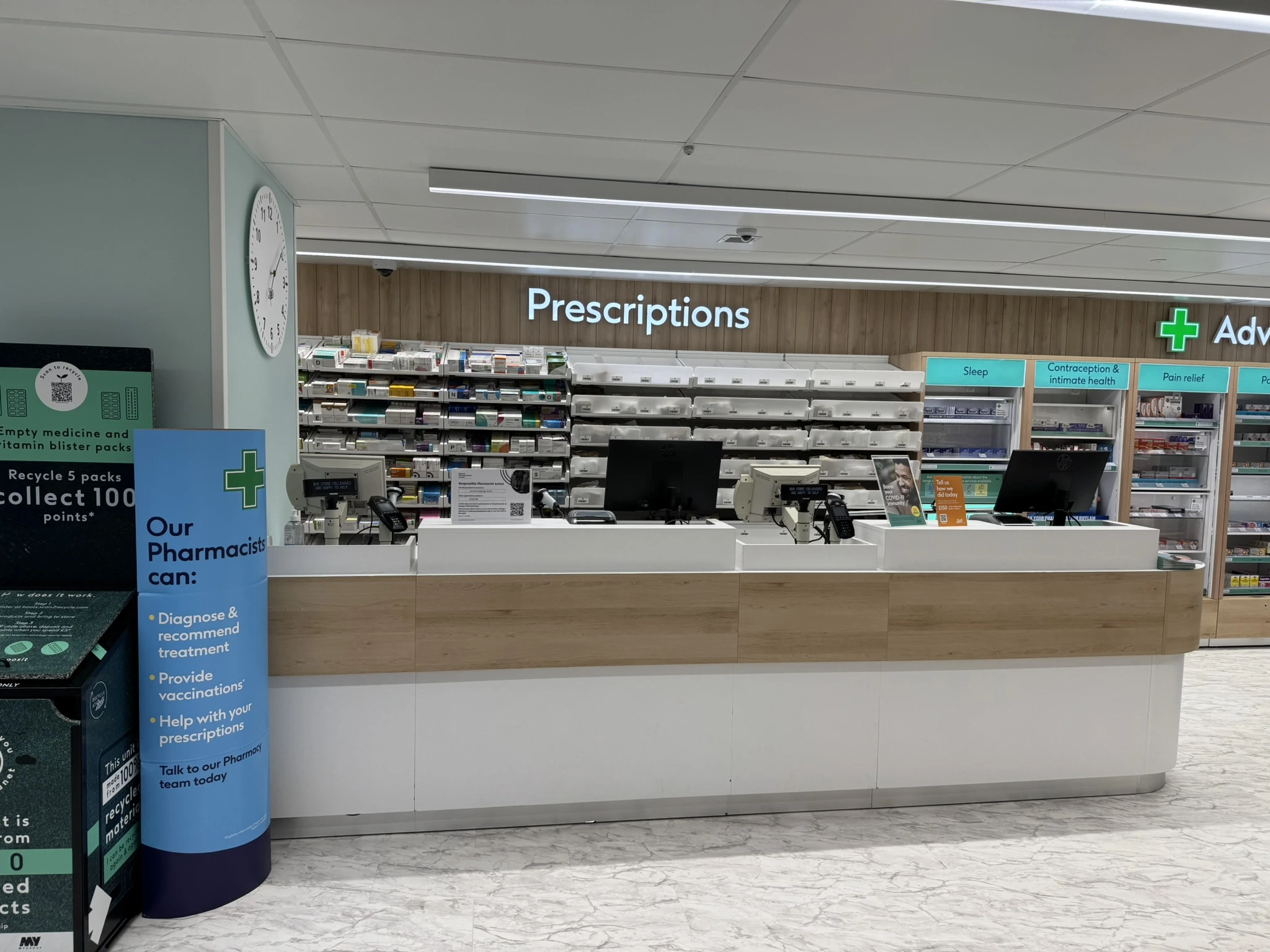 Boots Bolton Prescription Counter