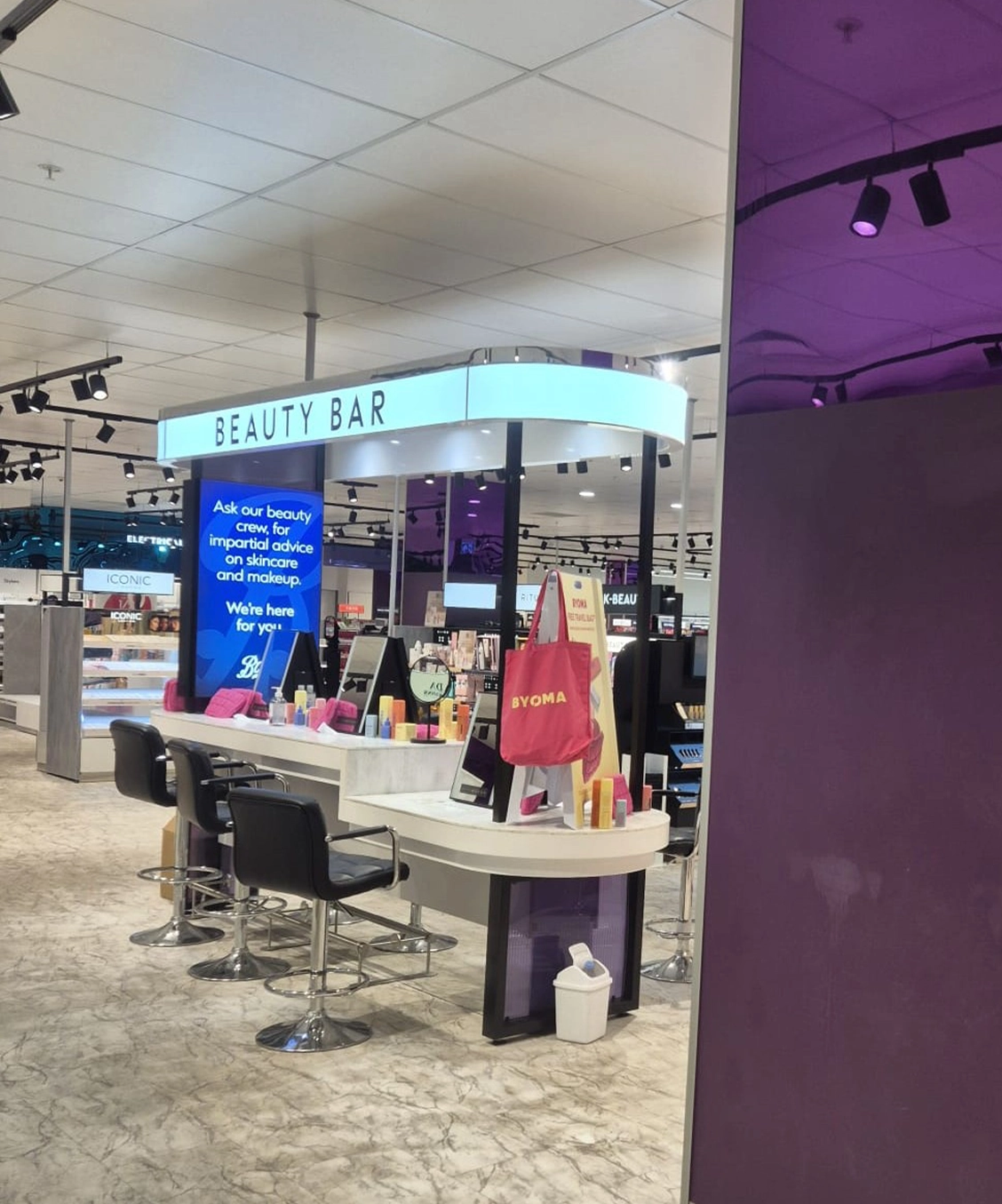 Boots Eldon Square Beauty bar
