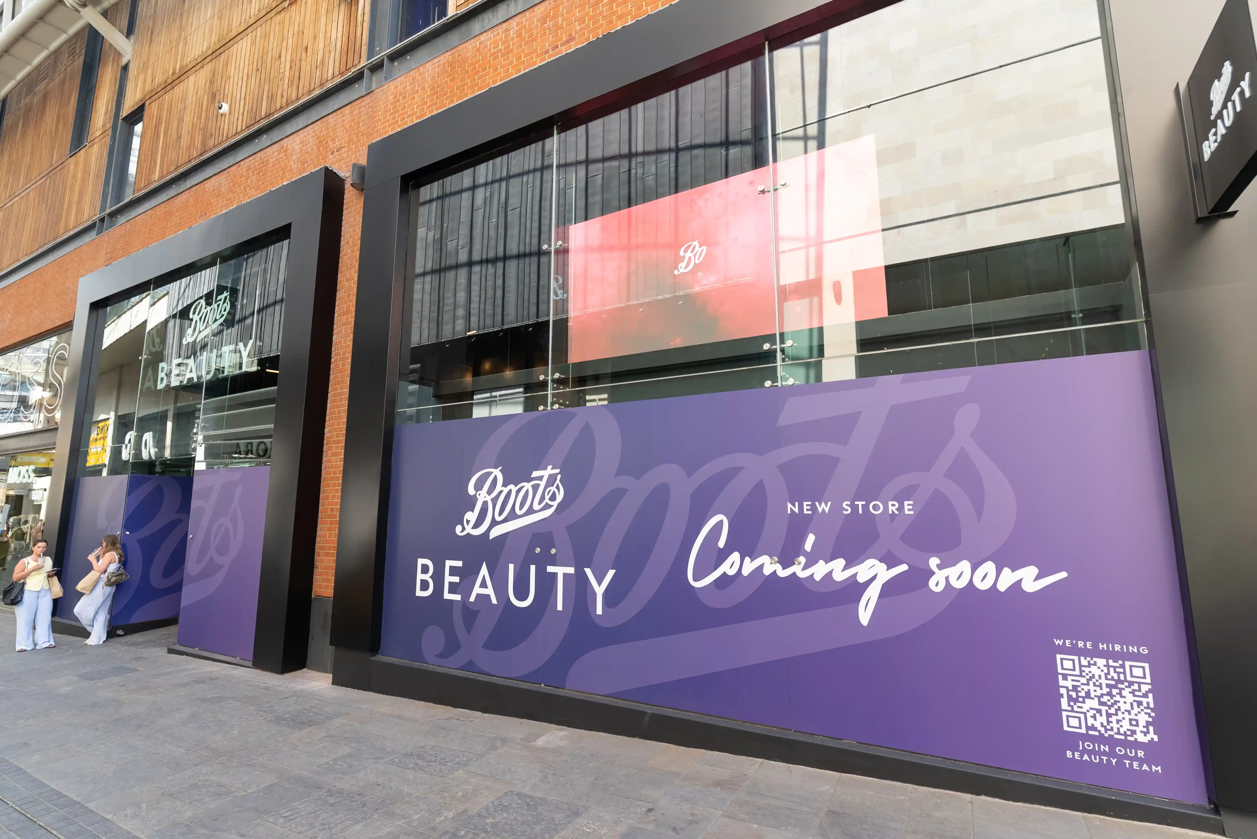 Boots Beauty coming soon entrance