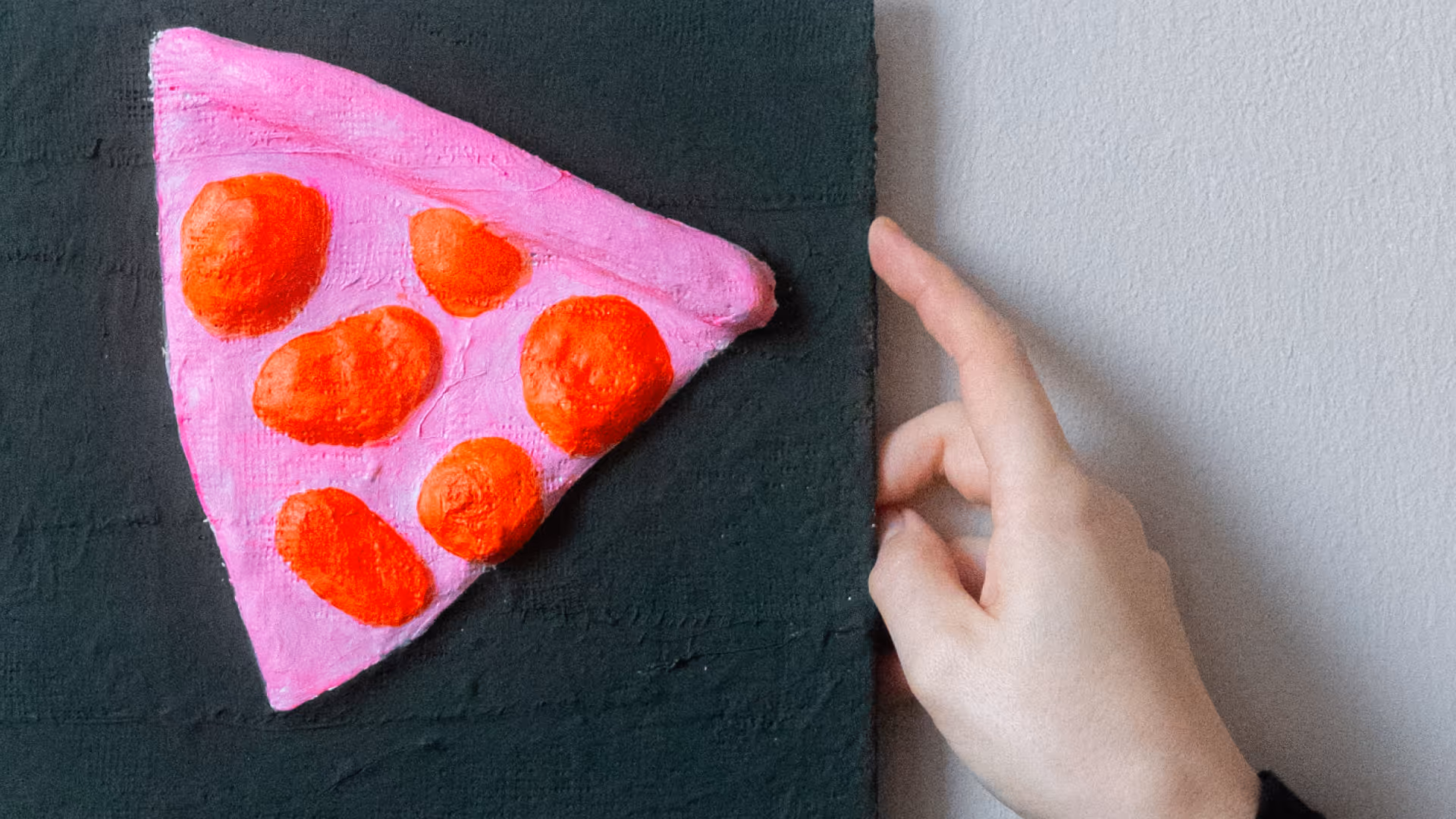 Pizza Skulptur