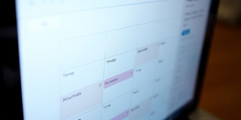 Outlook calendar invite being created.