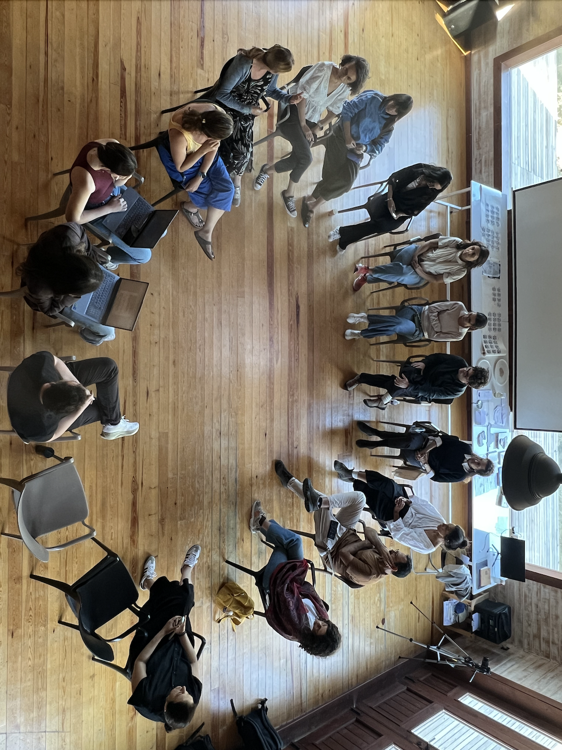 Young people are in the audience, but not at the table