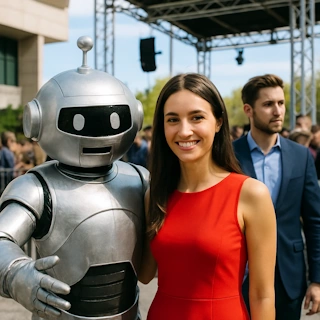 image of a music festival with vibrant colorful smoke