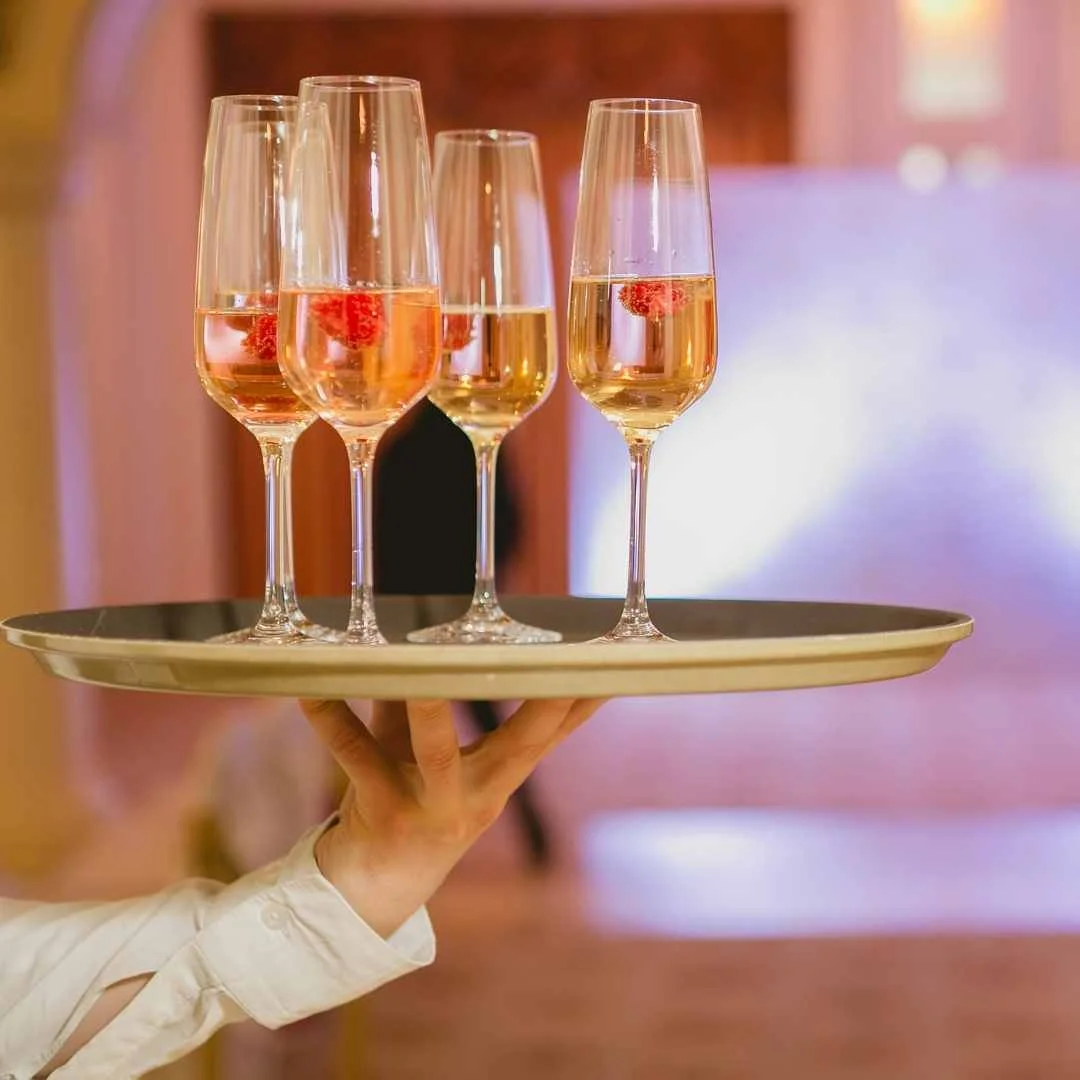 image of a music festival with vibrant colorful smoke