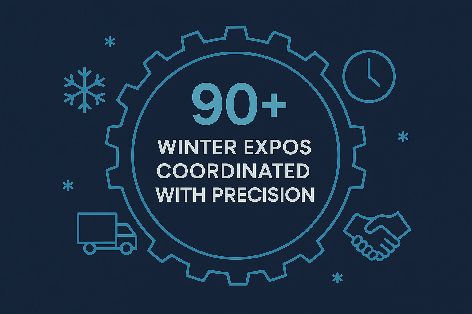 Infographic illustrating Denver event staffing attendance during weather-impacted event days.