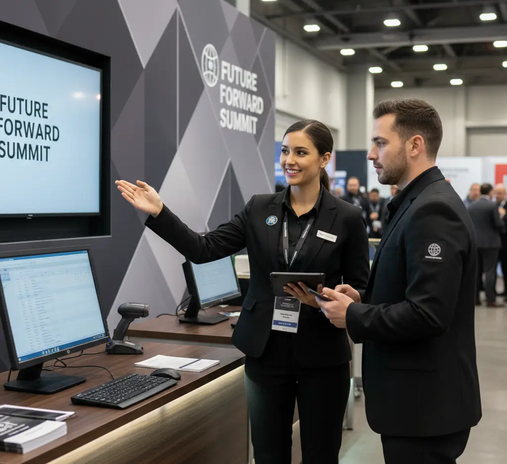 image of a music festival with vibrant colorful smoke