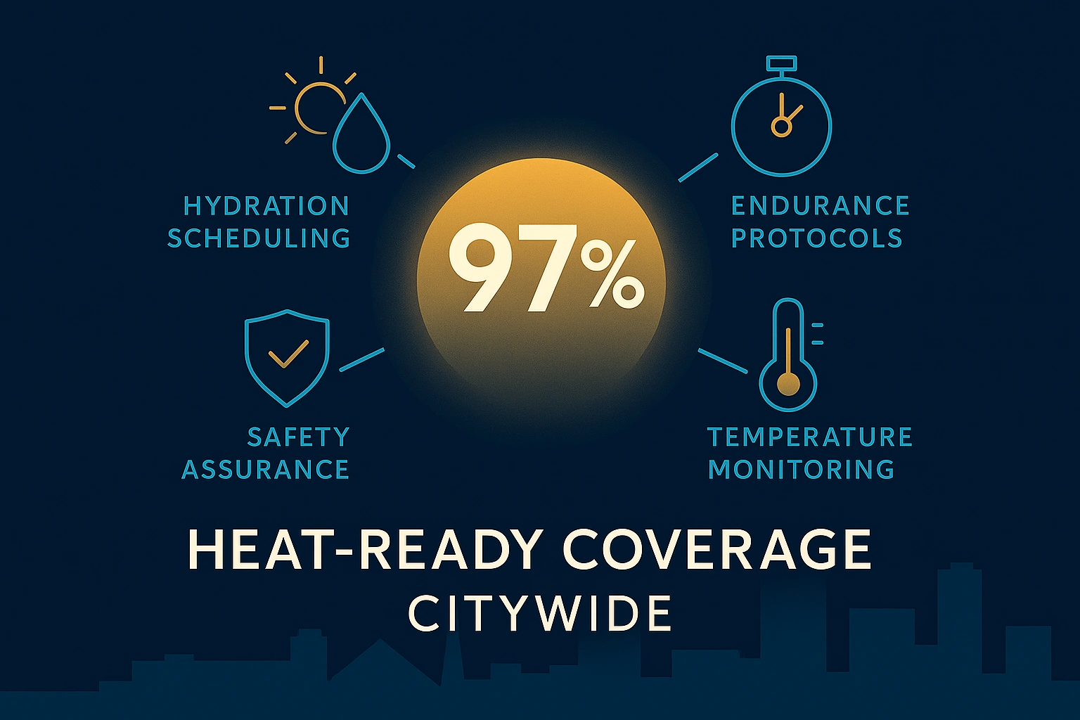 Infographic illustrating Denver event staffing attendance during weather-impacted event days.
