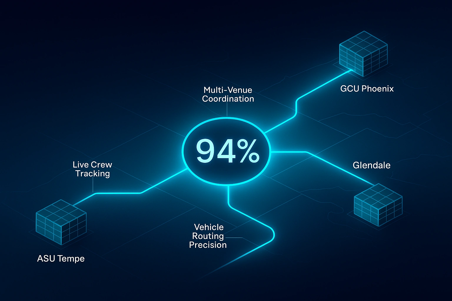 Infographic illustrating Denver event staffing attendance during weather-impacted event days.