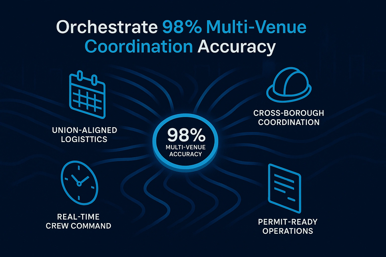 Infographic illustrating Denver event staffing attendance during weather-impacted event days.