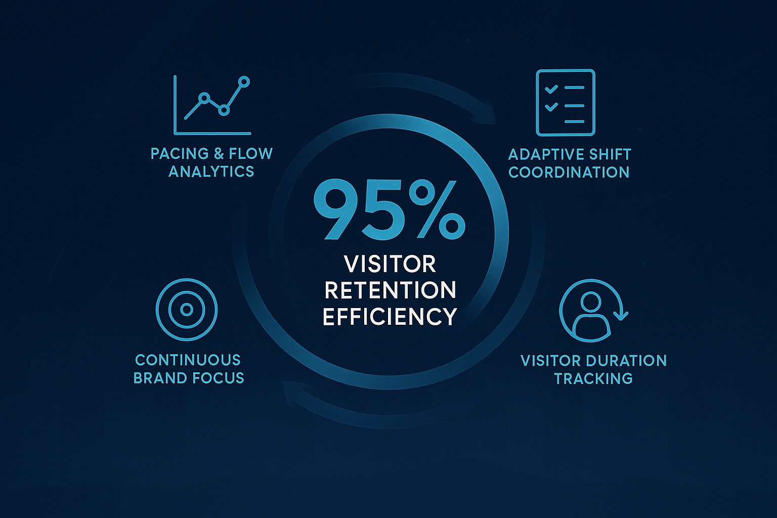 Infographic illustrating Denver event staffing attendance during weather-impacted event days.