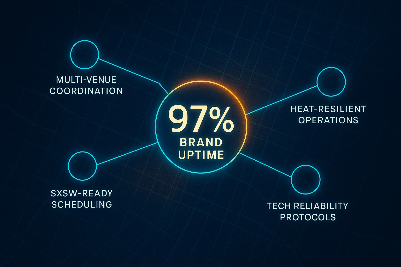 Infographic illustrating Denver event staffing attendance during weather-impacted event days.