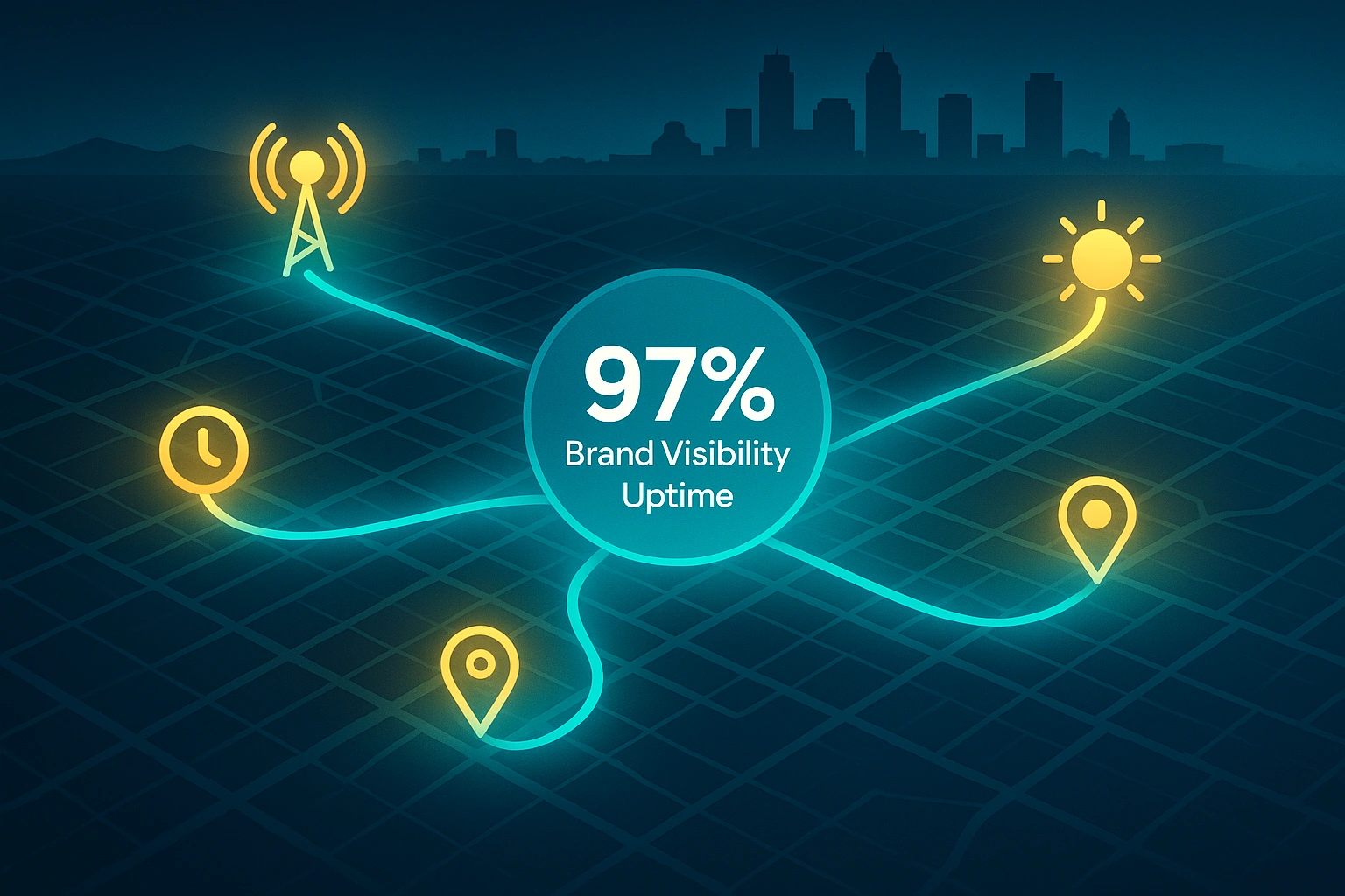 Infographic illustrating Denver event staffing attendance during weather-impacted event days.