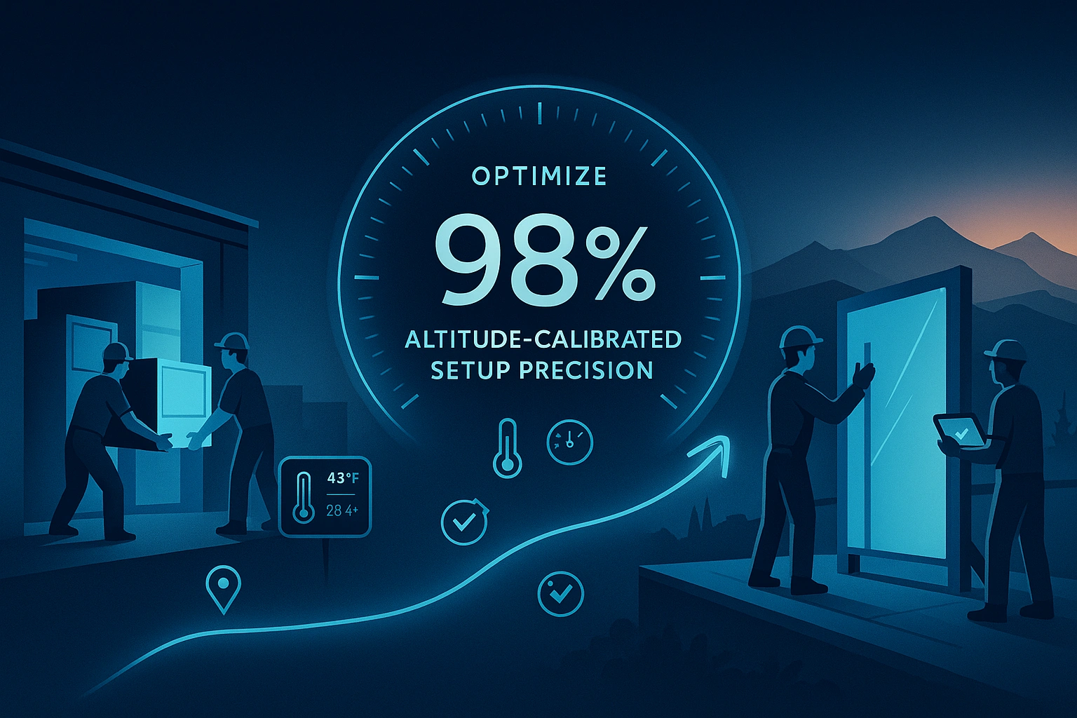 Infographic illustrating Denver event staffing attendance during weather-impacted event days.