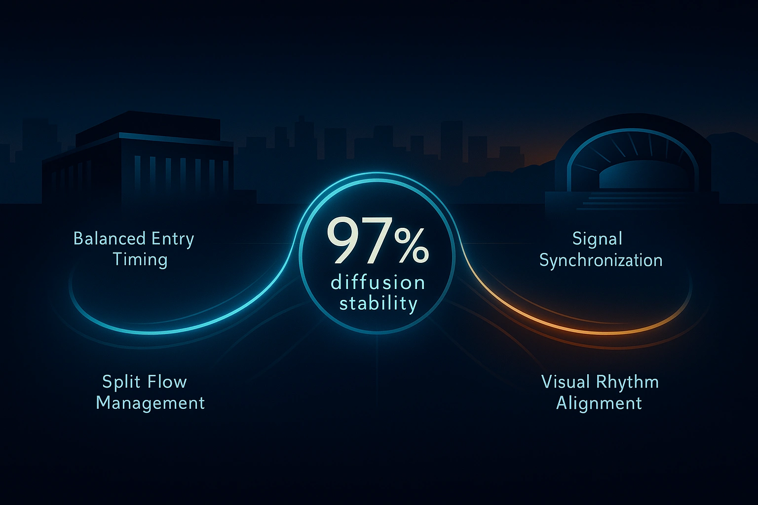 Infographic illustrating Denver event staffing attendance during weather-impacted event days.