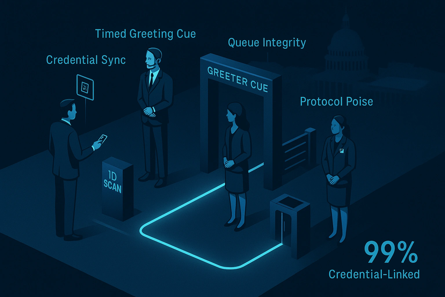 Infographic illustrating Denver event staffing attendance during weather-impacted event days.