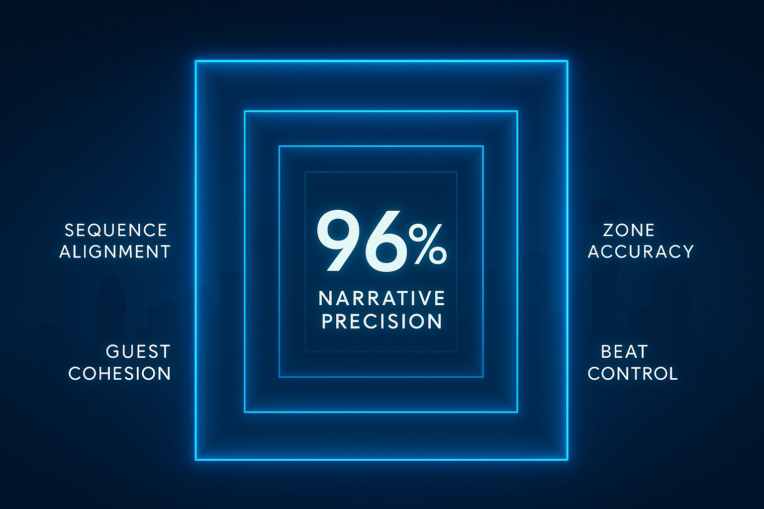 Infographic illustrating Denver event staffing attendance during weather-impacted event days.