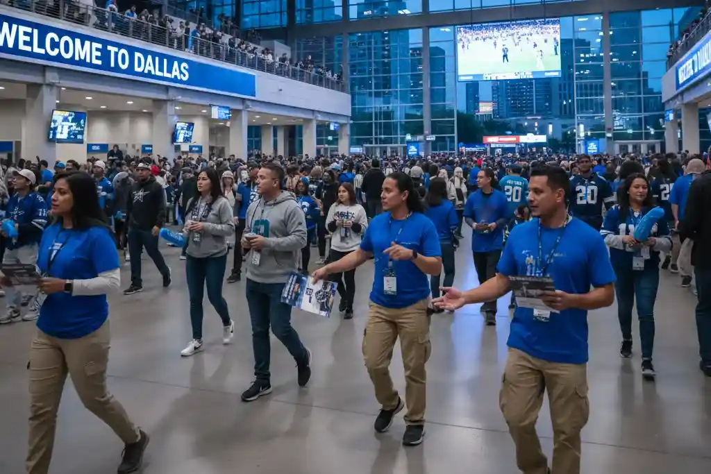 image of a music festival with vibrant colorful smoke
